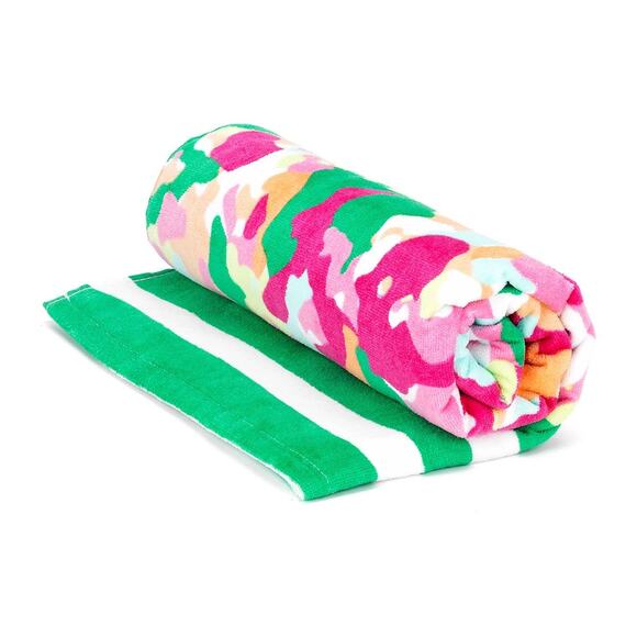 Colorful Tootie Fruity Cotton Pool Lake Beach Towel - Picture 2 of 3